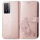 Mobigear Clover Vivo Y76 Étui Portefeuille - Rose doré
