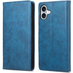 Mobigear Wallet Housse iPhone 16 Plus Etui Porte-Monnaie - Bleu