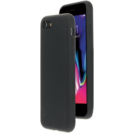 Mobiparts Coque iPhone 8 Coque arrière en Silicone - Noir