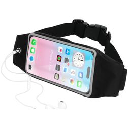 Mobiparts Comfort Fit Belt Brassard Téléphone iPhone Air Ceinture Coque de Sport en Neoprène - Noir