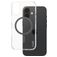 CARE by PanzerGlass Flagship Coque iPhone 16 MagSafe Coque arrière Rigide - Transparent / Noir