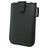 Valenta Card Pocket Slide - Porte Cartes en en Cuir véritable - 5 Cartes - Noir