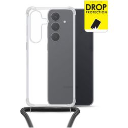 My Style Loop Transparente Samsung Galaxy S25 FE Coque avec cordon en TPU Souple - Transparent