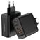 Mobilize Wall Charger 4 USB Chargeur Sans câble Power Delivery 140W - Noir