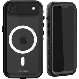 Mobilize Waterproof Coque iPhone Air MagSafe Coque arrière Imperméable Rigide - Noir