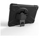 Mobigear SureGrip XGuard Coque iPad 6 (2018) Coque Arrière Rigide Antichoc + Support Amovible - Noir