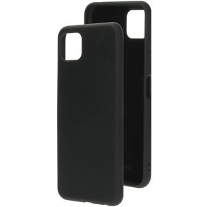 Mobiparts Coque Samsung Galaxy A22 5G Coque arrière en Silicone - Noir