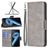 Mobigear Excellent Housse OPPO A96 Etui Porte-Monnaie - Gris