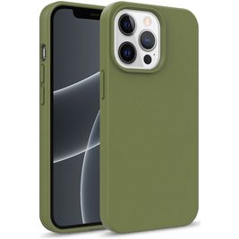 Mobigear Bio Coque iPhone 14 Coque arrière en Eco-Friendly - Olive