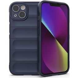 Mobigear Bumpy Coque iPhone 14 Coque arrière en TPU Souple - Dark Blue