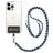 Mobigear Lanyard Cordon de téléphone universel réglable - Vert / Noir / Blanc