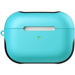 Mobigear Frosted Coque rigide pour Apple AirPods Pro 1 - Turquoise
