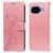 Mobigear Flowers Housse Google Pixel 10a Etui Porte-Monnaie - Rose doré