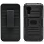 Xccess Combo Coque Samsung Galaxy Xcover 5 Coque arrière Rigide avec Support Amovible - Noir