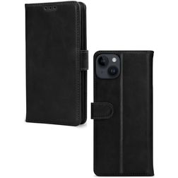 Mobilize Premium Gelly Wallet Housse iPhone 14 Plus Etui Porte-Monnaie - Noir