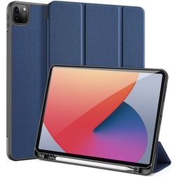 Dux Ducis Domo Coque iPad Pro 11 Pouces (2022) Etui + Porte-crayon - Bleu