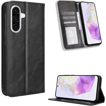 Mobigear Sensation Samsung Galaxy A56 Étui Portefeuille - Noir