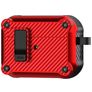 Mobigear Racing Clip Coque Apple AirPods Pro 1 Coque Rigide - Rouge