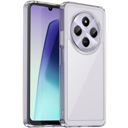 Mobigear Crystal Transparent Xiaomi Redmi 14C Plastique rigide Coque arrière - Transparent