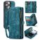 Caseme 008 Housse iPhone 16 Pro Max Etui avec Coque Détachable Porte-Monnaie - Bleu