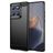 Mobigear Brushed Slim Coque Motorola Edge 60 Fusion Coque arrière en TPU Souple - Noir