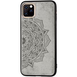 Mobigear Mandala Coque iPhone 11 Pro Max Coque arrière Rigide - Gris