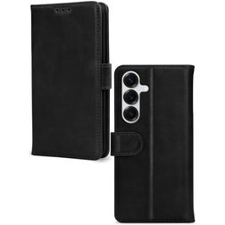 Mobilize Premium Gelly Housse Samsung Galaxy S25 Etui Porte-Monnaie - Noir