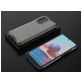 Mobigear Honeycomb Coque Xiaomi Redmi Note 10S Coque arrière Rigide Anti-Chocs - Noir