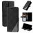 Mobigear Rhombus Housse iPhone 12 Etui Porte-Monnaie - Noir