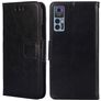 Mobigear Wallet Housse TCL 30 Etui Porte-Monnaie - Noir