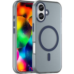 Mobigear Shockproof Coque iPhone 17 MagSafe Coque arrière Rigide - Dark Blue
