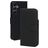 Mobiparts Wallet Housse Samsung Galaxy A16 MagSafe Etui en Cuir Véritable Porte-Monnaie - Noir