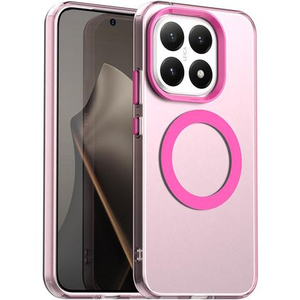 Mobigear Shockproof Coque Xiaomi 15T MagSafe Coque arrière Rigide - Rose