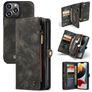 Caseme 008 Housse iPhone 13 Pro Max Etui avec Coque Détachable Porte-Monnaie - Noir