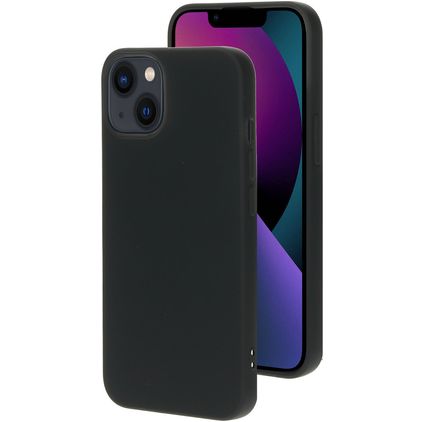 Mobiparts iPhone 13 Silicone Coque arrière - Noir