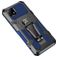 Mobigear Armor Stand Realme C21 Plastique rigide Coque arrière Antichoc avec béquille - Bleu