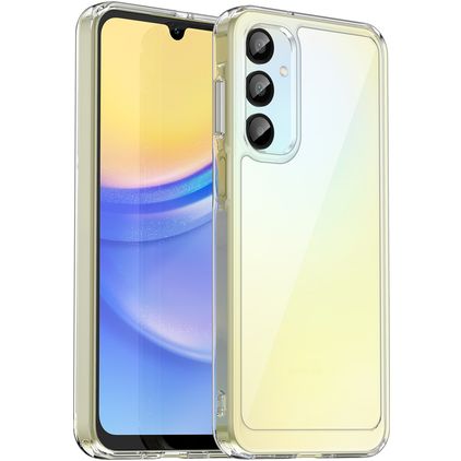 Mobigear Crystal Transparent Samsung Galaxy A16 Plastique rigide Coque arrière - Transparent