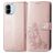 Mobigear Clover Housse Xiaomi Redmi A1 4G Etui Porte-Monnaie - Rose doré