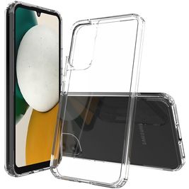 Mobigear Crystal Coque Transparente Samsung Galaxy A34 Coque arrière Rigide Anti-Chocs - Transparent