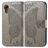 Mobigear Butterfly Housse Samsung Galaxy Xcover 7 Etui Porte-Monnaie - Gris