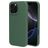 Mobiparts Coque iPhone 16 Pro Max Coque arrière en Silicone - Forest Green