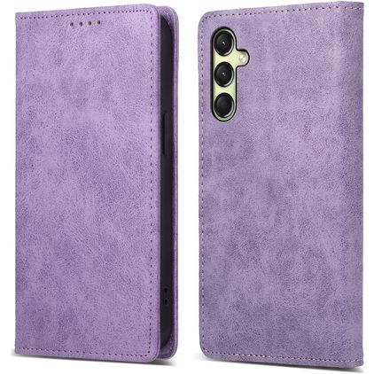 Mobigear Wallet Housse Samsung Galaxy A16 Etui Porte-Monnaie - Violet