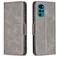 Mobigear Excellent Housse Motorola Moto G22 Etui Porte-Monnaie - Gris