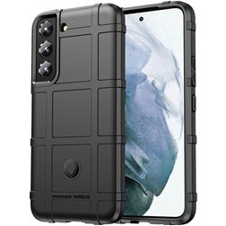 Mobigear Rugged Shield Coque Samsung Galaxy S24 Coque arrière en TPU Souple Anti-Chocs - Noir