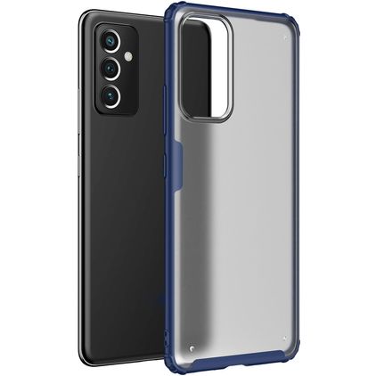 Mobigear Shockproof Coque Samsung Galaxy A82 5G Coque arrière Rigide Anti-Chocs - Dark Blue