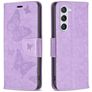 Mobigear Butterfly Housse Samsung Galaxy S23 Etui Porte-Monnaie - Violet