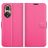 Mobigear Classic Housse HONOR 50 Etui Porte-Monnaie - Magenta