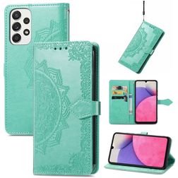 Mobigear Mandala Samsung Galaxy A33 Étui Portefeuille - Turquoise