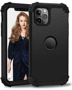 Mobigear Ultra Tough Coque iPhone 11 Pro Max Coque arrière Rigide Anti-Chocs - Noir