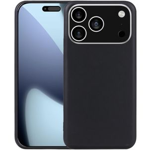 Mobigear Basics Coque iPhone 17 Pro Coque arrière en TPU Souple - Noir